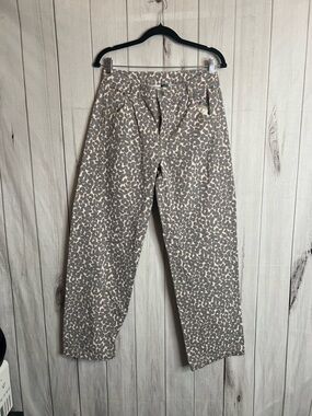 wild fable Taupe and Cream Leopard Print Tapered Pants
